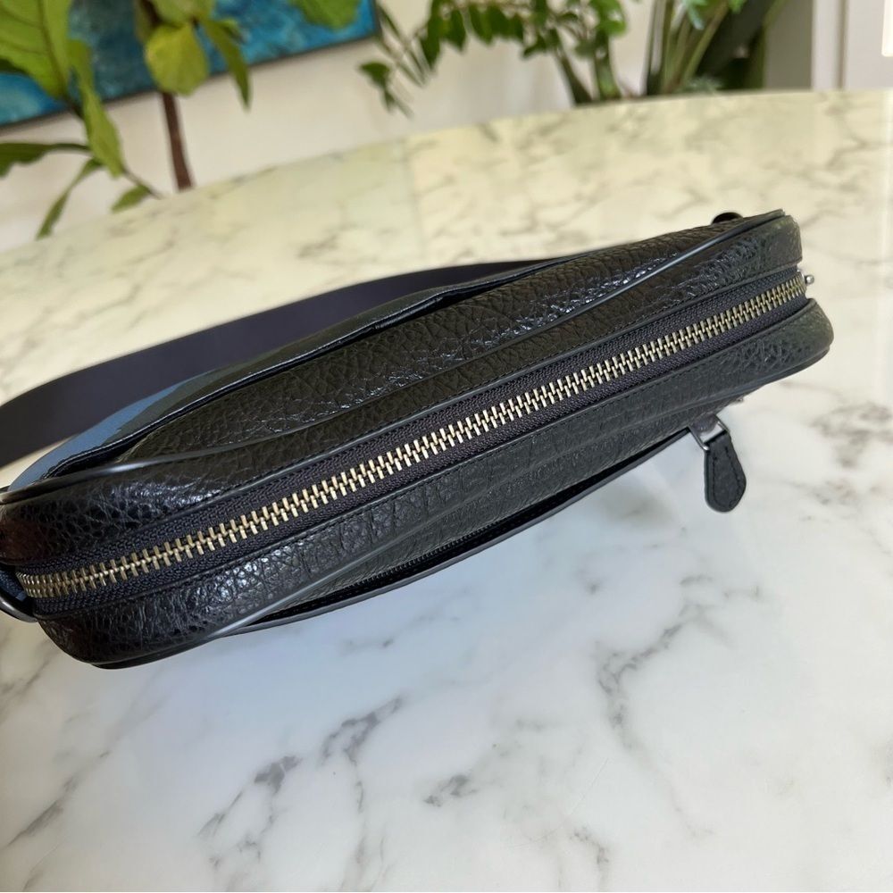 COACH CHARLES CAMERA BAG WITH CAMO PRINT F29052 Dusk Blue Black Multi Crossbody - Picture 10 of 16